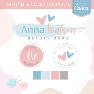 editable logo template