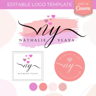 editable logo template