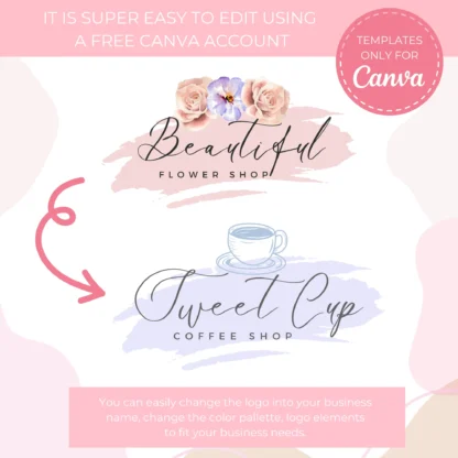 Beautiful Logo Design Template | Canva Template - Image 2