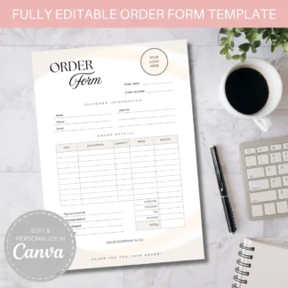 Order Form Template | Business Form Template
