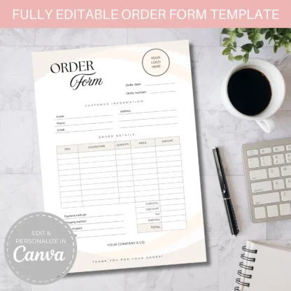 Order Form Template | Business Form Template