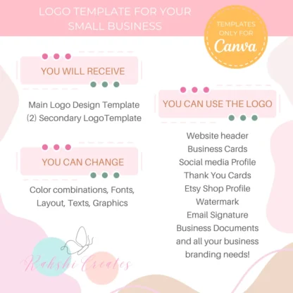 Editable Business Logo Template | Canva Template - Image 3