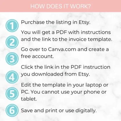 Small Business Order Form Template | Editable Canva Template - Image 7