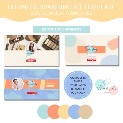 Serene Shades Social Media Branding Kit | Business Branding Kit - Image 6