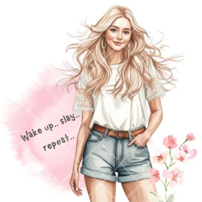Girl Boss Motivational Quotes Clipart | Transparent PNG | Sublimation Design Clipart - Image 6