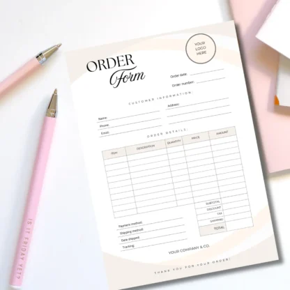 Order Form Template | Business Form Template - Image 5