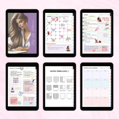 All in One Ultimate Digital Planner | Undated Digital Planner - Image 9