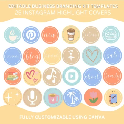 Serene Shades Social Media Branding Kit | Business Branding Kit - Image 9