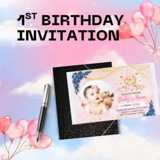 1st Birthday Invitation