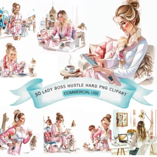 lady boss clipart
