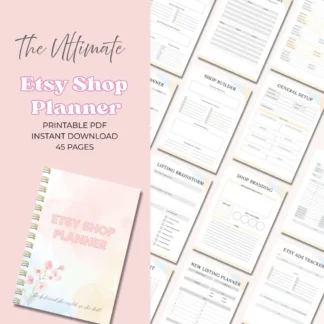 etsy shop planner