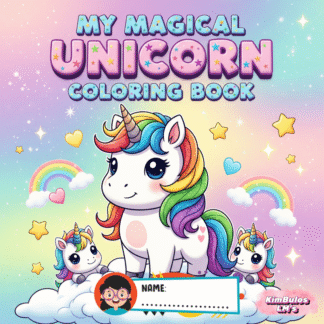 Coloring book (Unicorn) 20pages