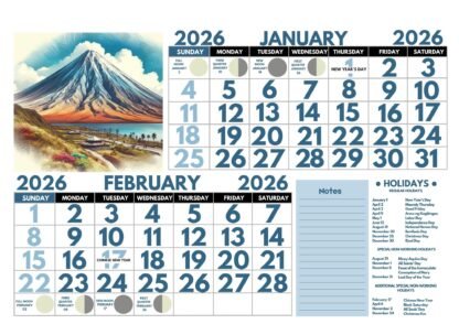 2026 Calendar Templates - Image 2
