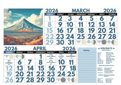 2026 Calendar Templates