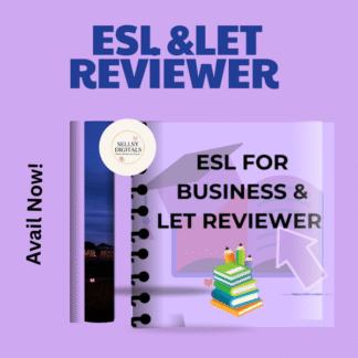 ESL and LET Reviewer For Business|Sellsydigitals