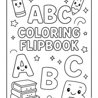 ABC Foldable Coloring Worksheet