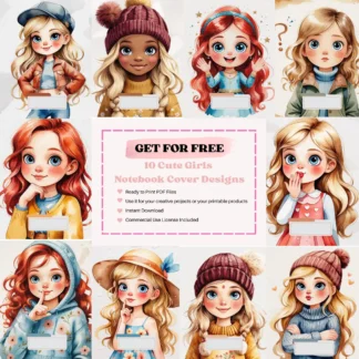Freebie Notebook Cover Design
