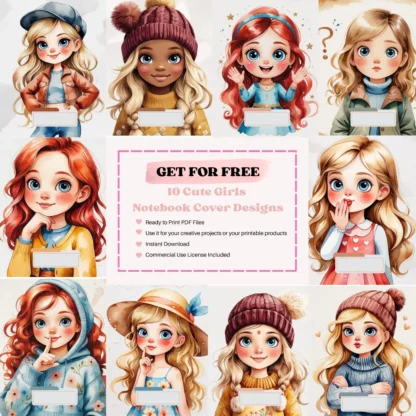 Freebie Notebook Cover Design