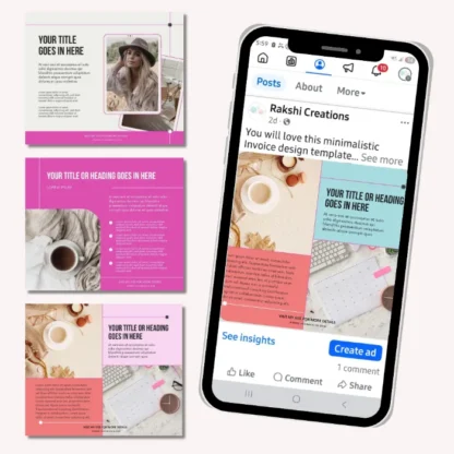 Facebook and Instagram Post Templates | Editable in Canva | MRR & PLR - Image 3