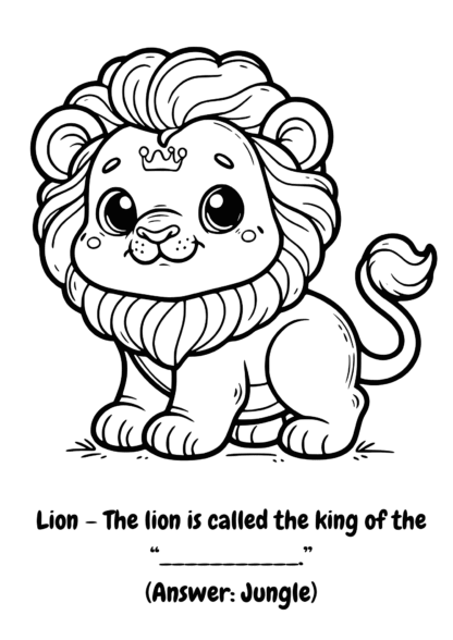 Animals Coloring Books PDF - Image 4