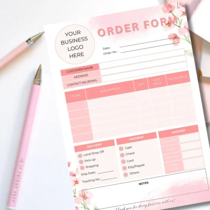 Business Order Form Template | Canva Template - Image 8
