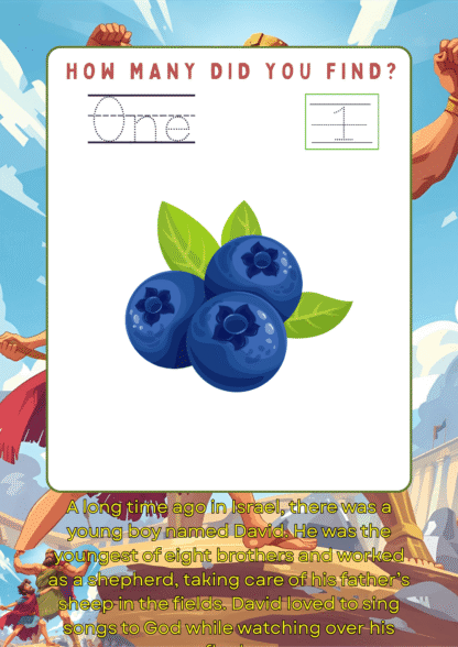 Tracing Number Bible Story Theme - Image 3