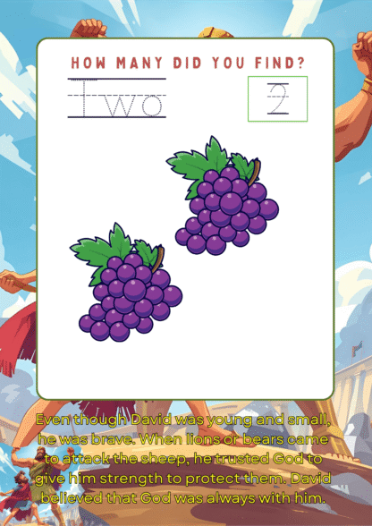Tracing Number Bible Story Theme - Image 4
