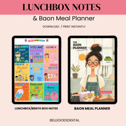 PRINTABLE LUNCHBOX NOTES for KIDS - Image 2