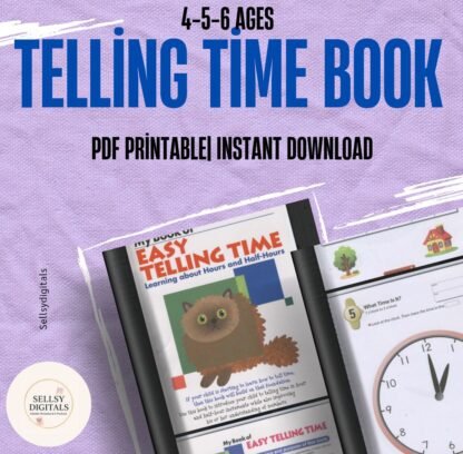 Easy Telling Time Book|Sellsydigitals