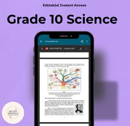 Grade 10 Science Files |Sellsydigitals