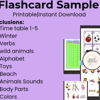 Flashcard Samples|Sellsydigitals