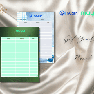G-Cash and PayMaya Template