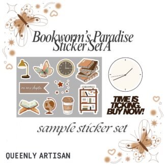 Bookworm’s Paradise Sticker Set A