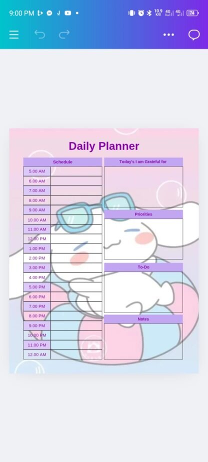 12-Months, Daily, Weekly, Weekly Meal Planner - Image 2