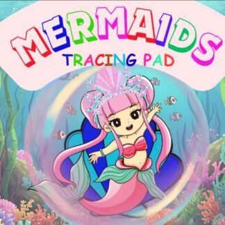 MERMAID TRACING PAD (for small and big letters)