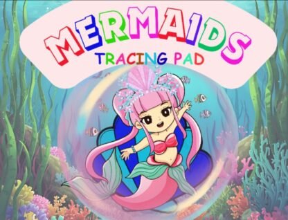 MERMAID TRACING PAD (for small and big letters)