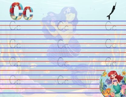 MERMAID TRACING PAD (for small and big letters) - Image 4