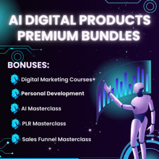 AI Premium Bundles Plus Digital Marketing and Personal Development E-book Videos Masterclass with Resell Rights