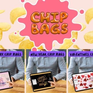 Chip Bags Bundle (Birthday, New Year and Valentine's Day)