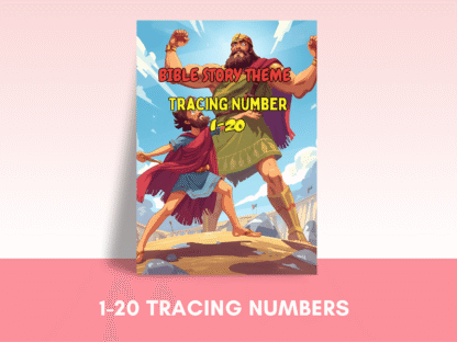Tracing Number Bible Story Theme